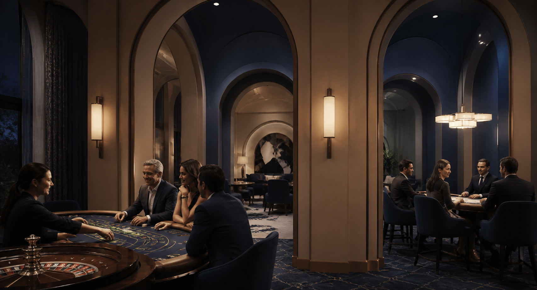 Refined Casino Resort room